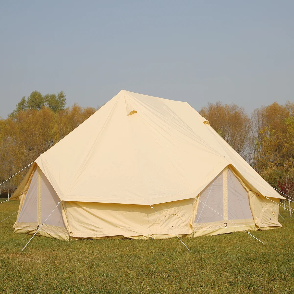 UNISTRENGH Bell Tent 6M Emperor Twin Ultimate Bell Tent Waterproof Hunting Camping Glamping Yurts