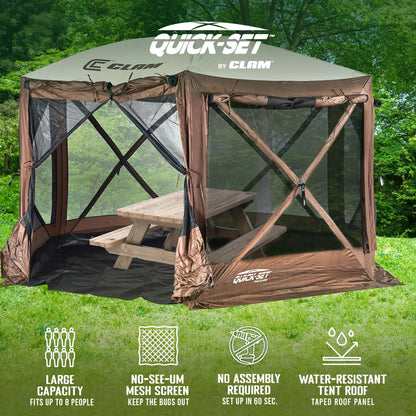 CLAM Quick Setup Gazebo 12.5 x 12.5 Portable Outdoor Canopy (for Pieces)